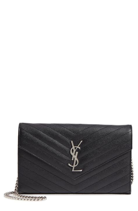 ysl monogram wallet black|nordstrom YSL wallet.